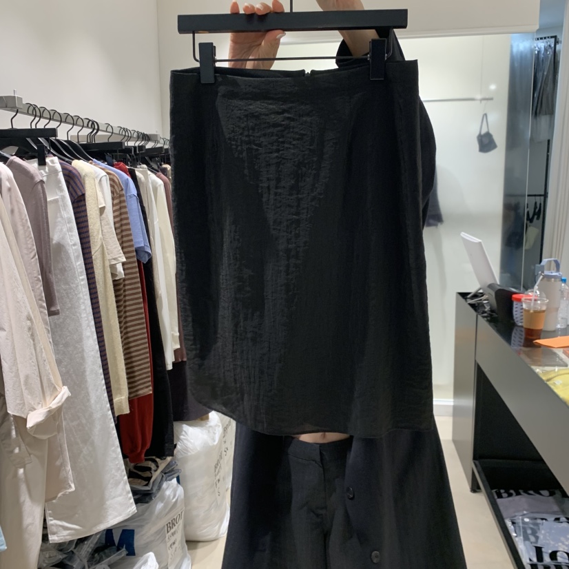 BROT韓國代購女裝新品時尚推薦真品半身裙中短裙兩面可穿BROT半身裙/中短裙圖色1
