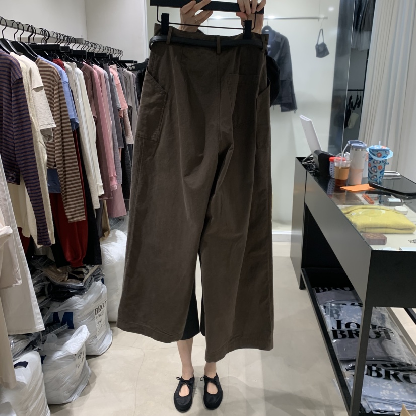 BROT韓國代購女士新品時尚人氣推薦真品休閑休閑褲不含腰帶BROT休閑褲