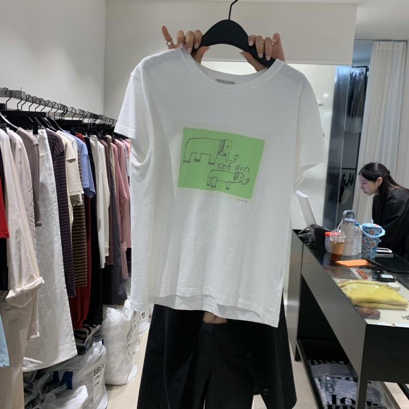 BROT東大門代購女士新品人氣推薦熱賣時尚休閑真品T恤BROTT恤圖色1