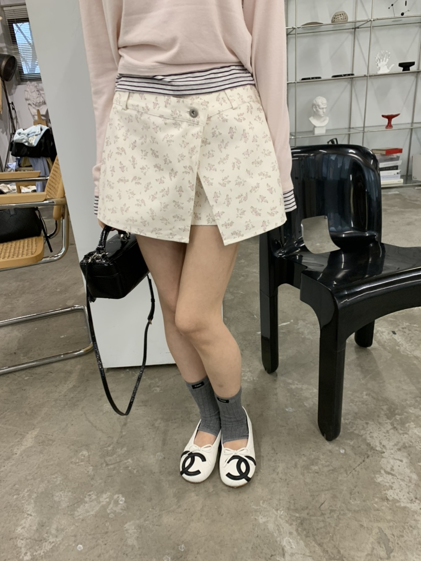 MARKE-P東大門實拍女裝新品推薦休閑熱賣裙褲裹身裙花朵MARKE-P裙褲