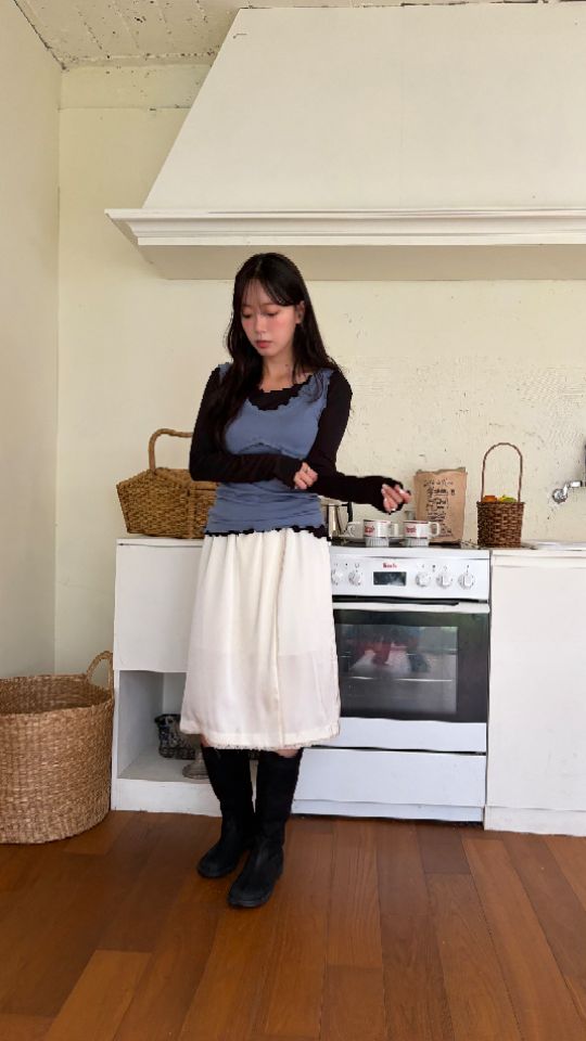 HEY/TO SEWING東大門代購女裝新品熱賣吊帶背心荷葉邊無袖BY HEY/TO SEWING吊帶/背心