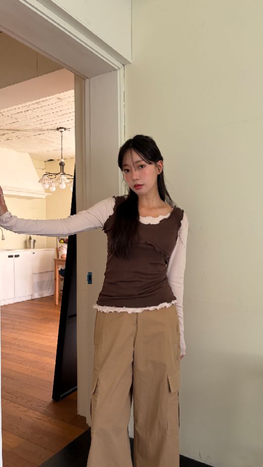 HEY/TO SEWING東大門直郵女士新款人氣真品休閑長袖T恤BY HEY/TO SEWING長袖T恤