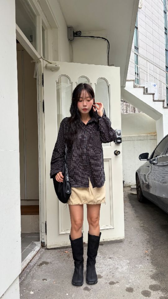 HEY/TO SEWING東大門代購女裝新品熱賣人氣襯衫蕾絲衫格子BY HEY/TO SEWING襯衫/蕾絲衫