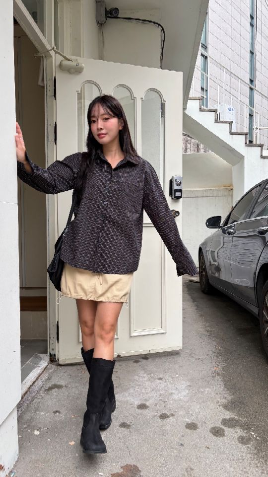 HEY/TO SEWING東大門代購女裝新品熱賣人氣襯衫蕾絲衫格子BY HEY/TO SEWING襯衫/蕾絲衫