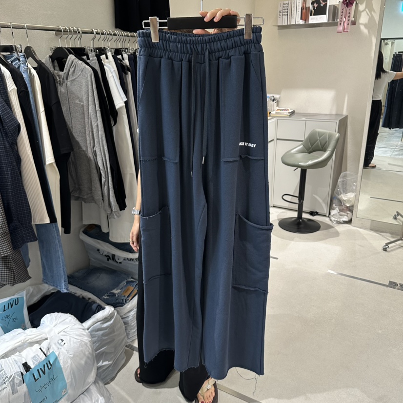 LIVU/MEMO CLASSIC韓國直郵女裝新品熱賣人氣休閑褲口袋LIVU/MEMO CLASSIC休閑褲圖色1