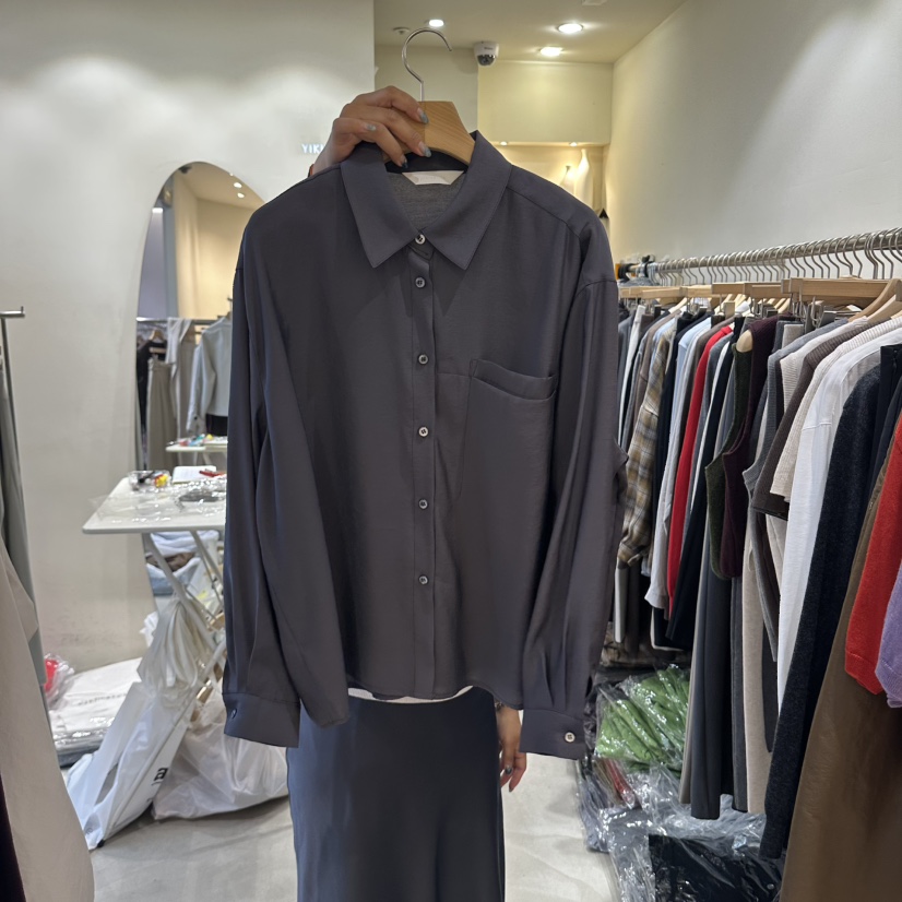 YIKHO STYLE韓國直郵女士新品休閑推薦熱賣真品襯衫蕾絲衫YIKHO STYLE襯衫/蕾絲衫圖色3