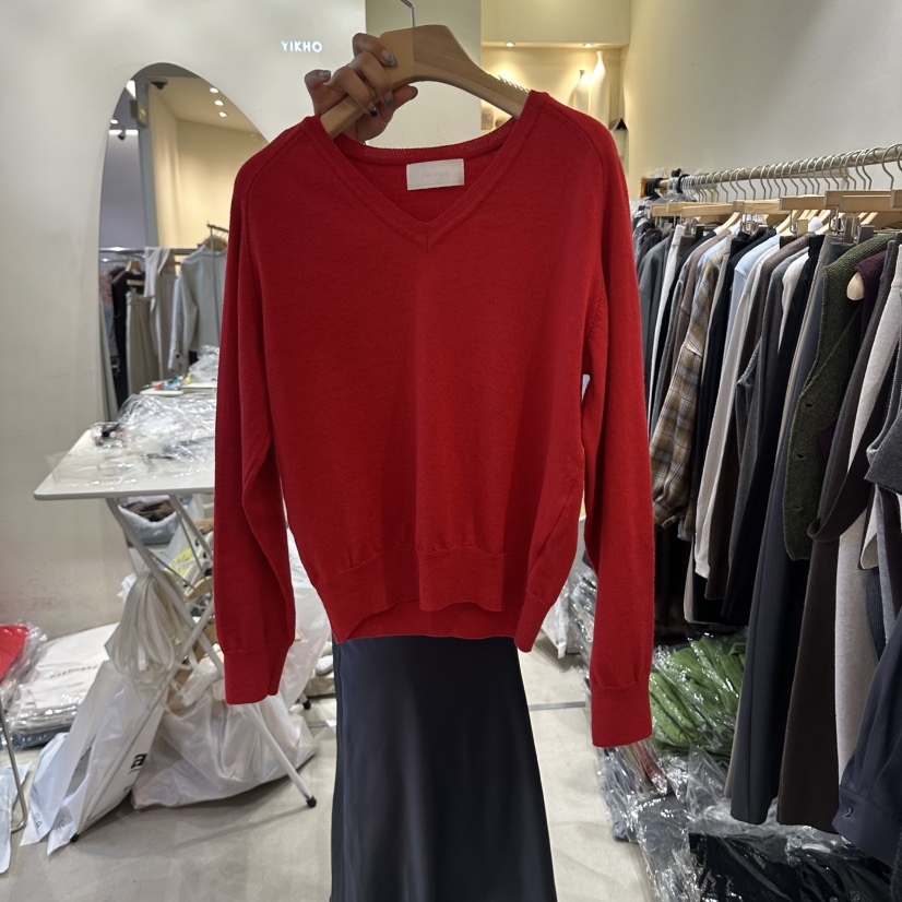 YIKHO STYLE東大門實拍女裝新品推薦時尚熱賣真品針織衫YIKHO STYLE針織衫圖色3