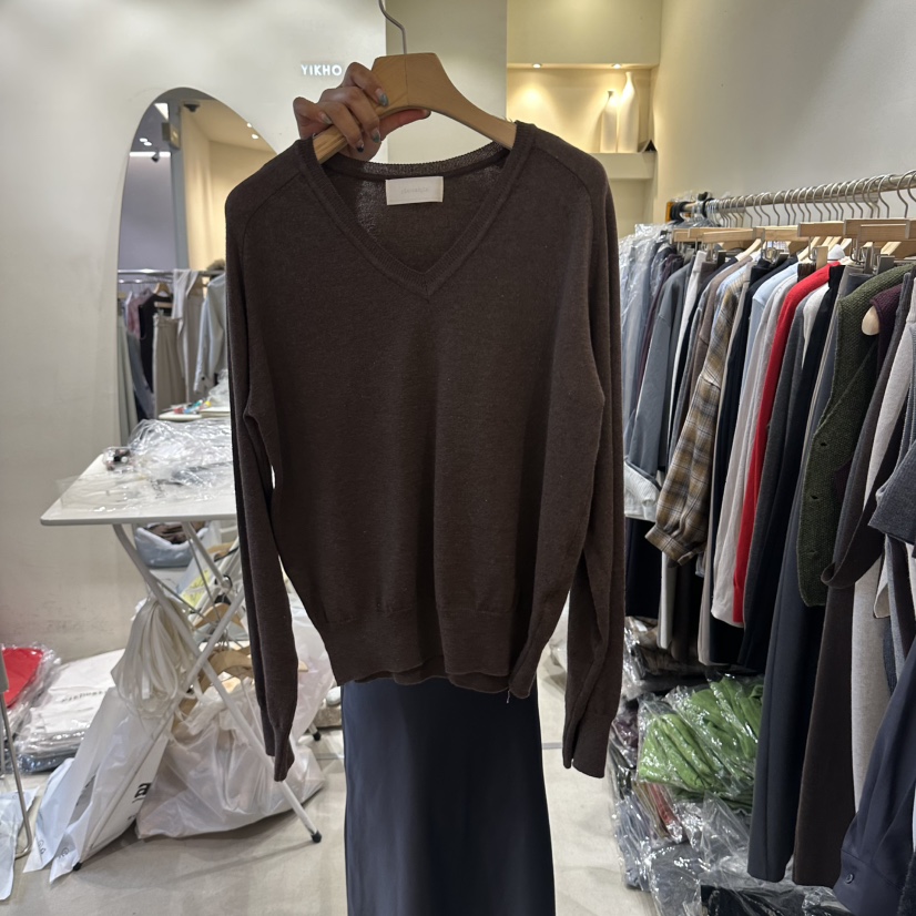 YIKHO STYLE東大門實拍女裝新品推薦時尚熱賣真品針織衫YIKHO STYLE針織衫圖色4