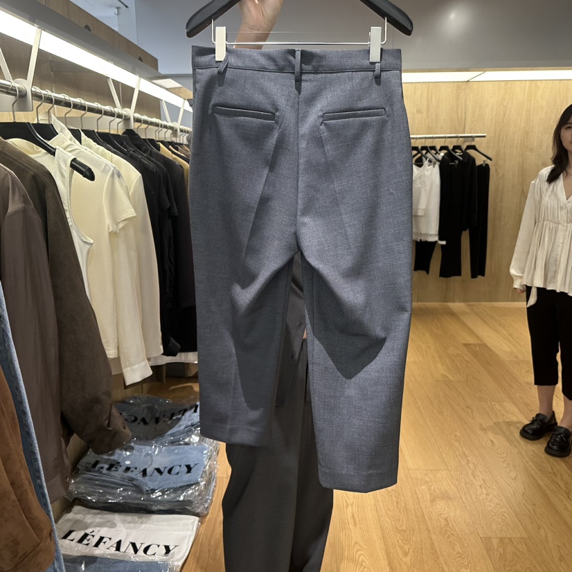 LEFANCY東大門代購女士新款真品休閑時尚休閑褲七分褲柔軟LEFANCY休閑褲