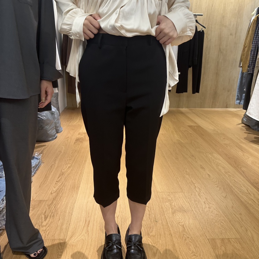 LEFANCY東大門代購女士新款真品休閑時尚休閑褲七分褲柔軟LEFANCY休閑褲圖色2