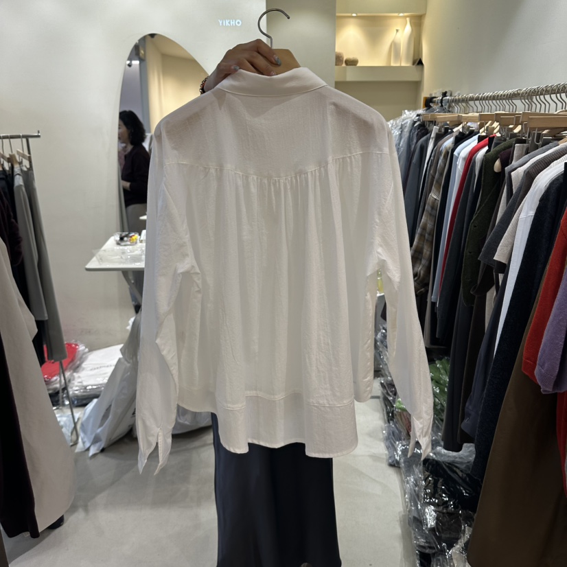 YIKHO STYLE東大門實拍女士新品休閑人氣真品襯衫蕾絲衫YIKHO STYLE襯衫/蕾絲衫