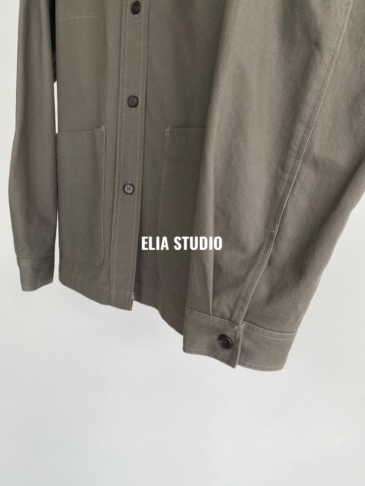 ELIA東大門實拍女士新款真品推薦休閑人氣襯衫蕾絲衫口袋ELIA襯衫/蕾絲衫