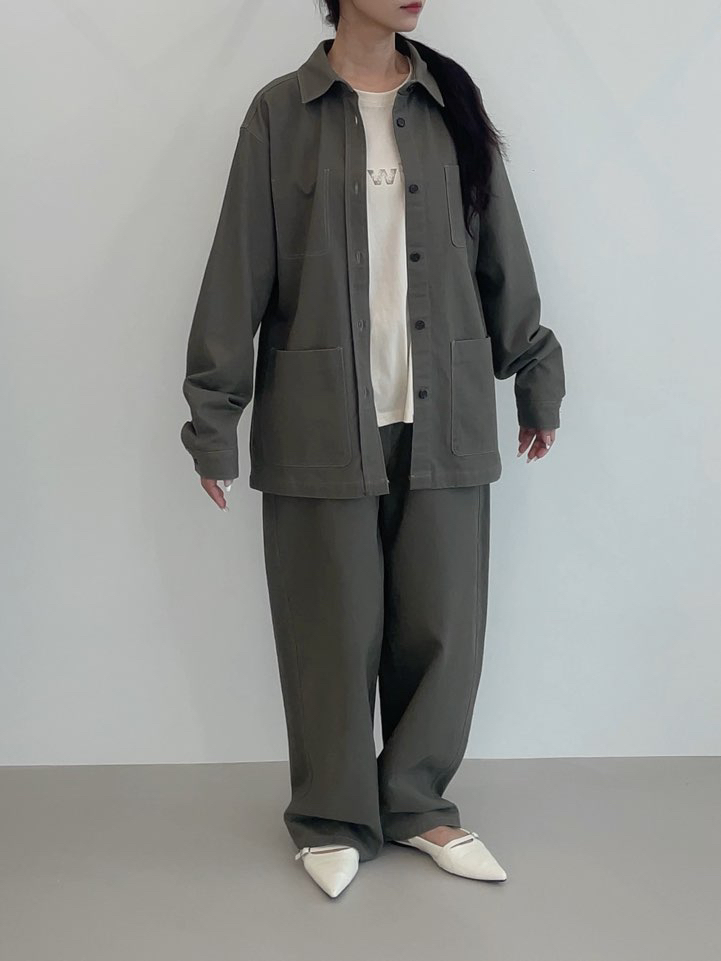ELIA東大門實拍女士新款真品推薦休閑人氣襯衫蕾絲衫口袋ELIA襯衫/蕾絲衫