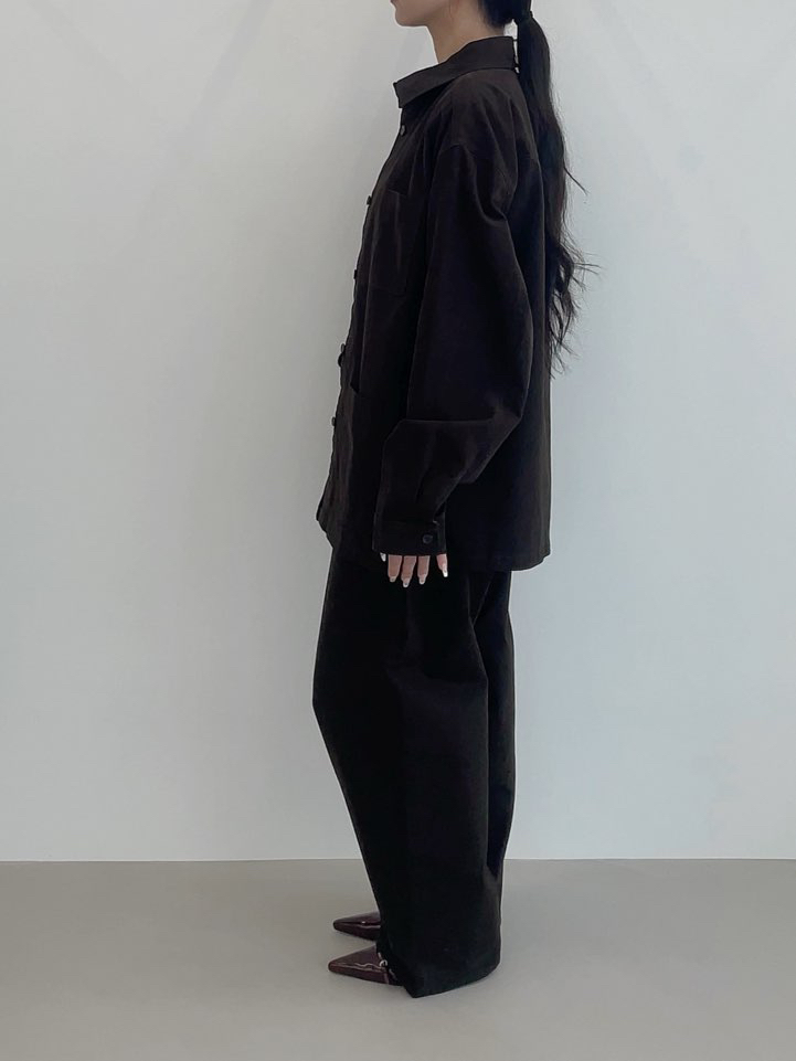 ELIA東大門實拍女士新款真品推薦休閑人氣襯衫蕾絲衫口袋ELIA襯衫/蕾絲衫