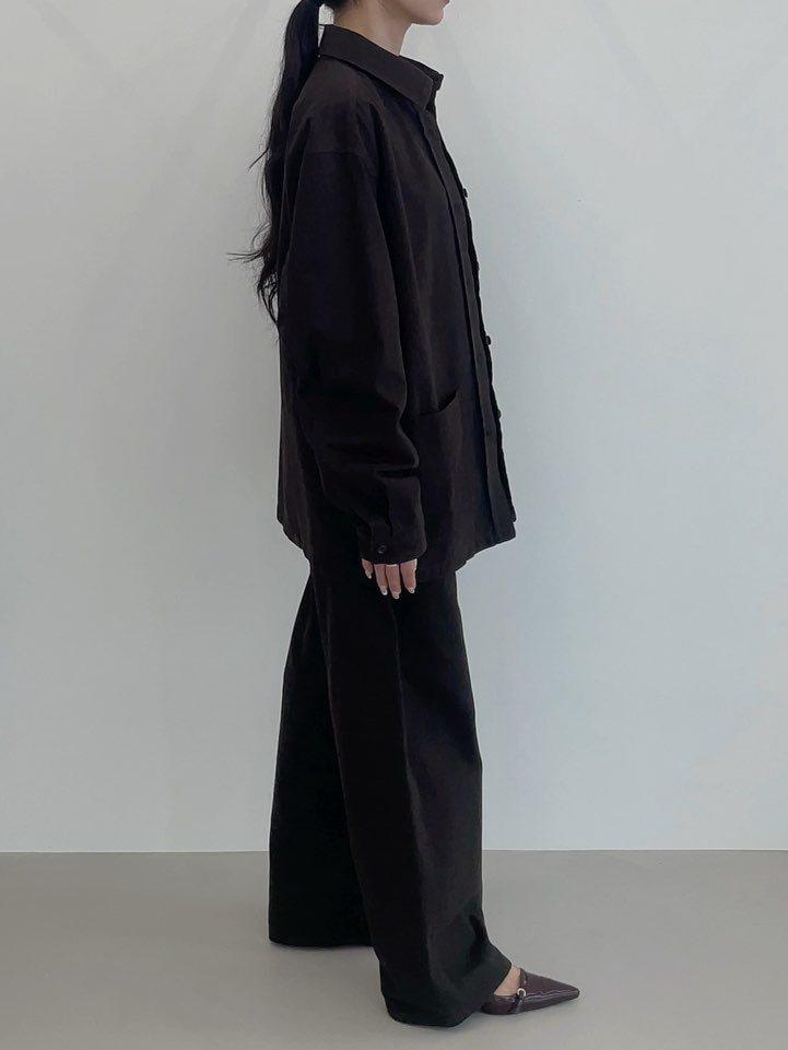 ELIA東大門實拍女士新款真品推薦休閑人氣襯衫蕾絲衫口袋ELIA襯衫/蕾絲衫