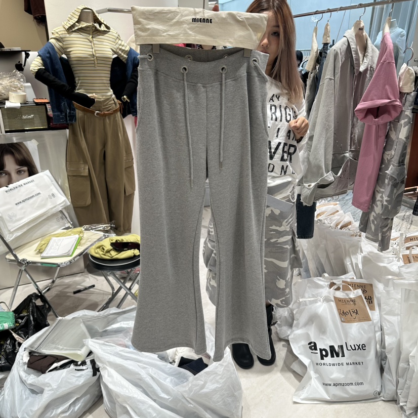MIENNE東大門代購女士新品休閑真品人氣熱賣時尚休閑褲鏤空MIENNE休閑褲圖色2