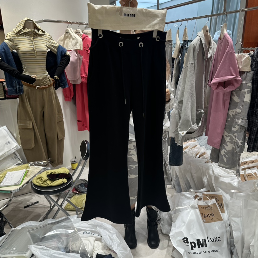 MIENNE東大門代購女士新品休閑真品人氣熱賣時尚休閑褲鏤空MIENNE休閑褲圖色3