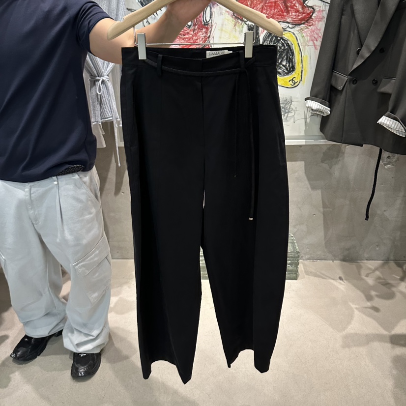 LAMAGIEPIE/LAMAGIE GREY韓國直郵女裝新款時尚休閑休閑褲LAMAGIEPIE/LAMAGIE GREY休閑褲圖色2黑色