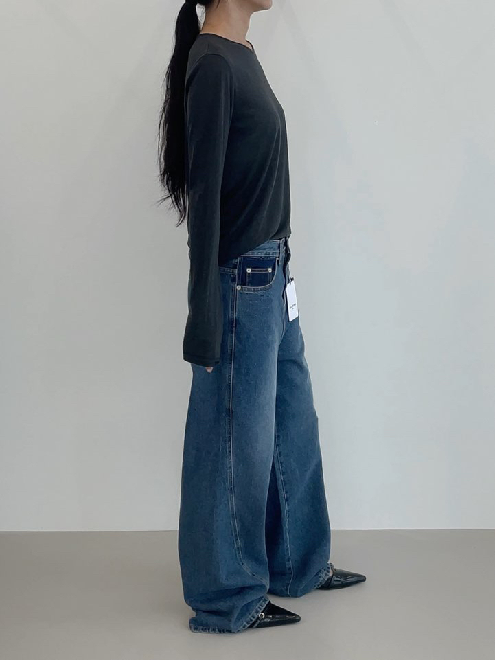 ELIA韓國代購女士新品人氣時尚熱賣推薦休閑真品牛仔褲ELIA牛仔褲