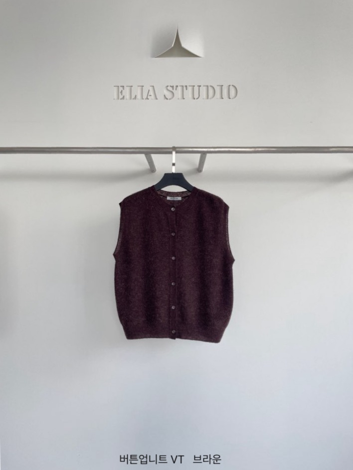 ELIA東大門直郵女裝新品人氣休閑推薦時尚熱賣真品馬甲紐扣ELIA馬甲圖色3