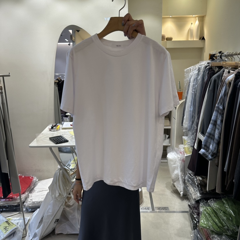 YIKHO STYLE東大門直郵女士新款推薦時尚人氣休閑真品T恤YIKHO STYLET恤圖色1
