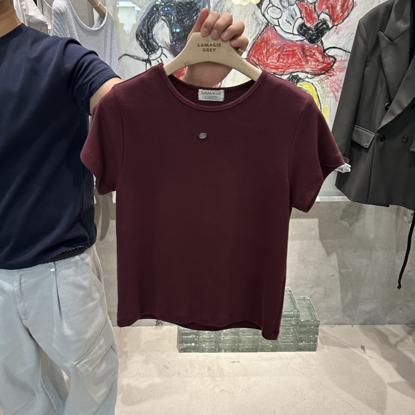 LAMAGIEPIE/LAMAGIE GREY東大門實拍女裝新品時尚人氣T恤LAMAGIEPIE/LAMAGIE GREYT恤圖色3