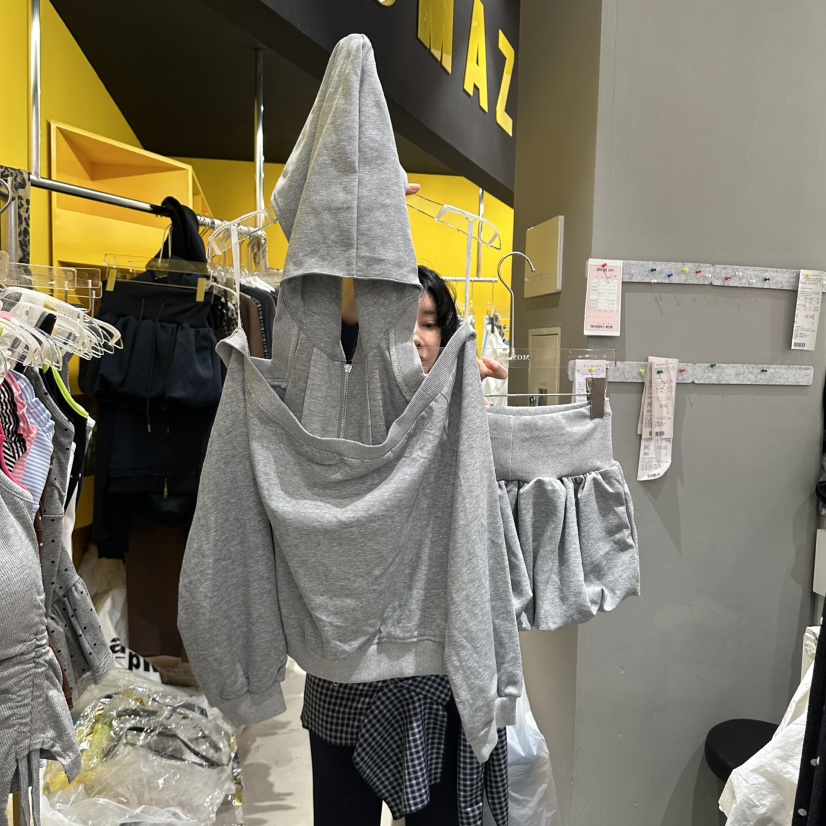 MOMAZU韓國直郵女裝新款時尚休閑真品人氣套裝連帽衫套裝MOMAZU套裝