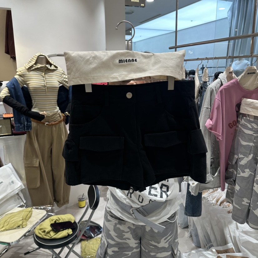 MIENNE東大門直郵女士新品休閑真品推薦人氣時尚短褲工裝褲MIENNE短褲圖色3