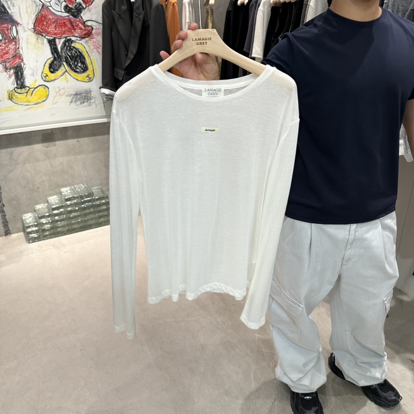 LAMAGIEPIE/LAMAGIE GREY韓國直郵女裝新款推薦長袖T恤LAMAGIEPIE/LAMAGIE GREY長袖T恤圖色1
