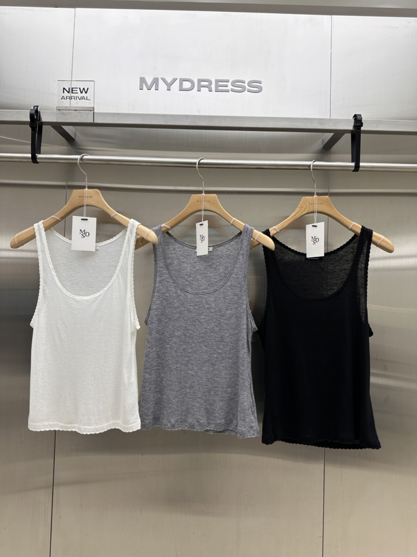 MYDRESS韓國直郵女士新款真品推薦熱賣休閑人氣時尚吊帶背心MYDRESS吊帶/背心