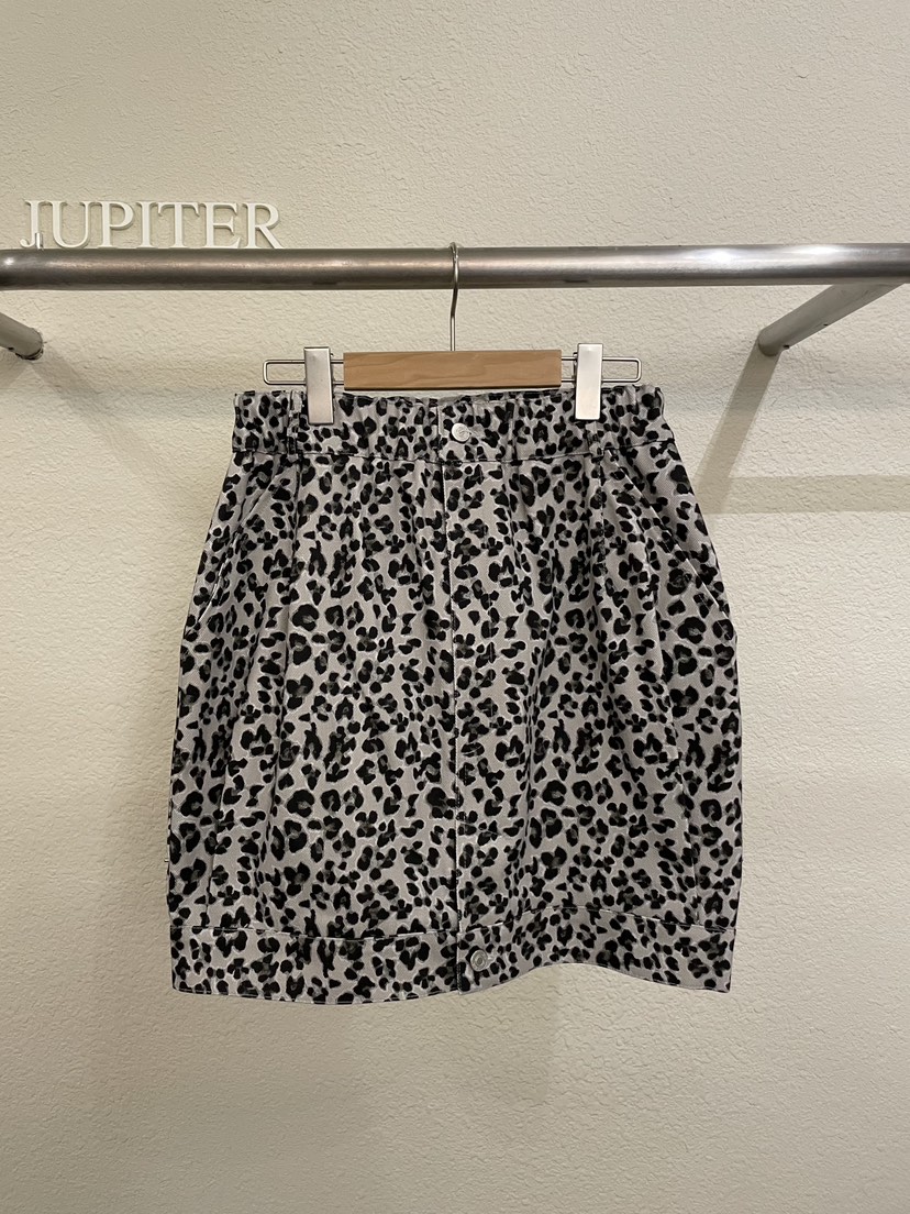 JUPITER東大門代購女裝新品真品時尚熱賣休閑人氣短裙豹紋JUPITER短裙圖色1