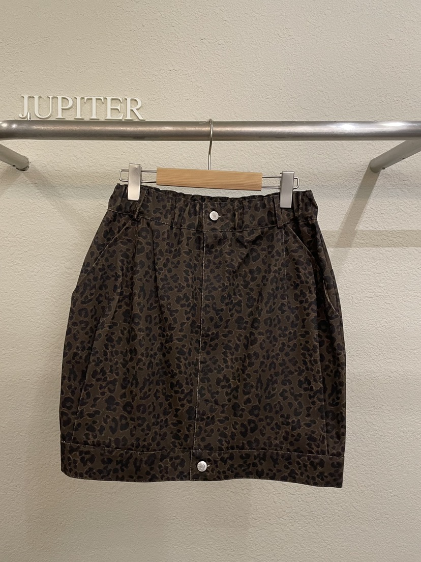 JUPITER東大門代購女裝新品真品時尚熱賣休閑人氣短裙豹紋JUPITER短裙圖色2