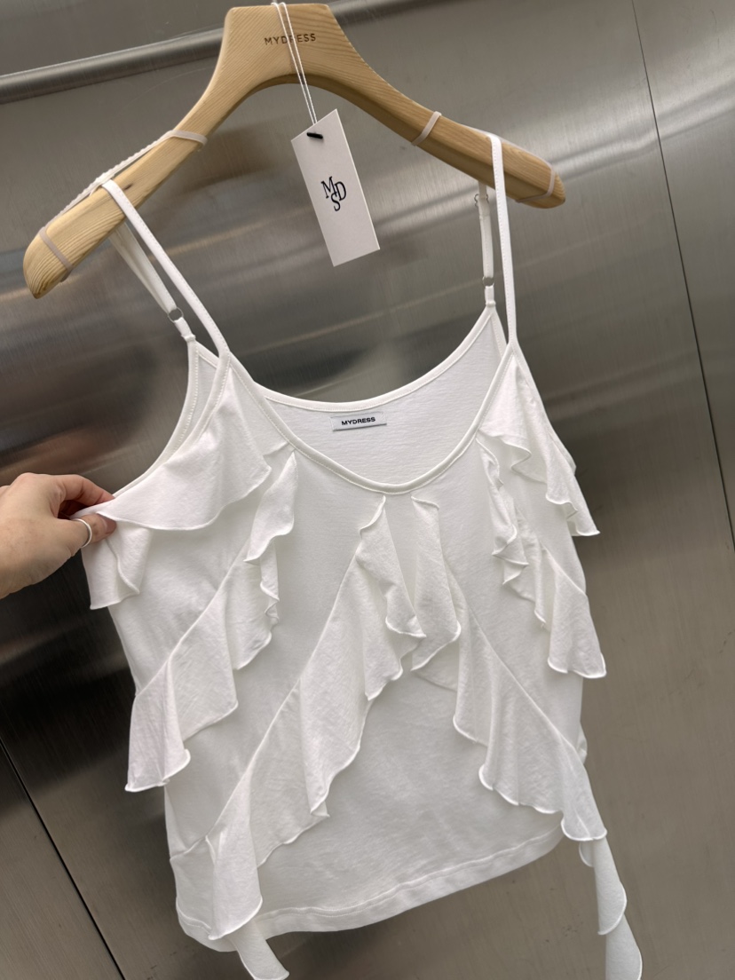 MYDRESS東大門實拍女裝新品真品人氣推薦休閑時尚吊帶背心MYDRESS吊帶/背心
