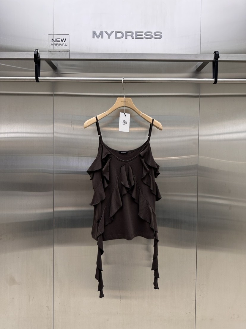 MYDRESS東大門實拍女裝新品真品人氣推薦休閑時尚吊帶背心MYDRESS吊帶/背心圖色2