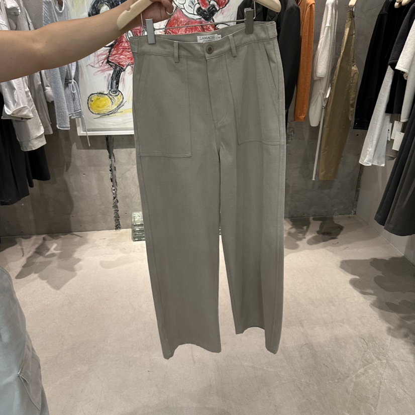 LAMAGIEPIE/LAMAGIE GREY韓國代購女裝新款熱賣時尚休閑褲LAMAGIEPIE/LAMAGIE GREY休閑褲圖色1