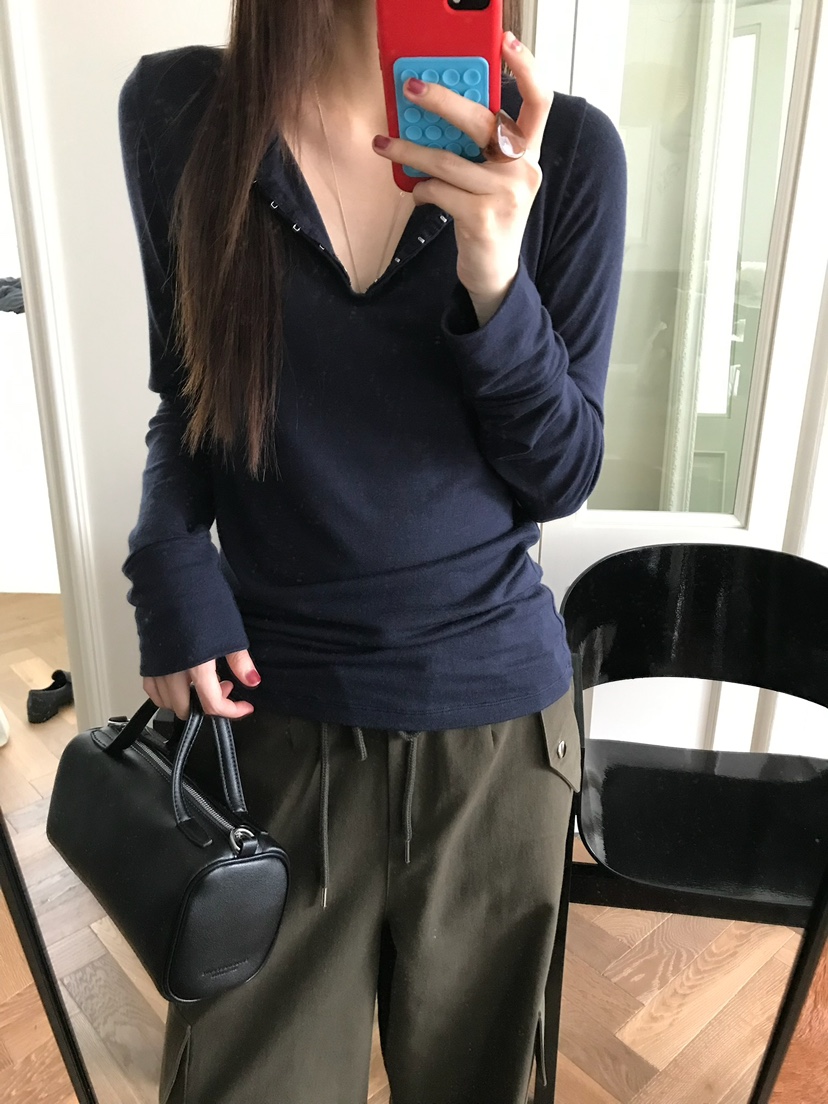 ESCHER東大門實拍女裝新品人氣休閑推薦真品時尚熱賣長袖T恤ESCHER長袖T恤