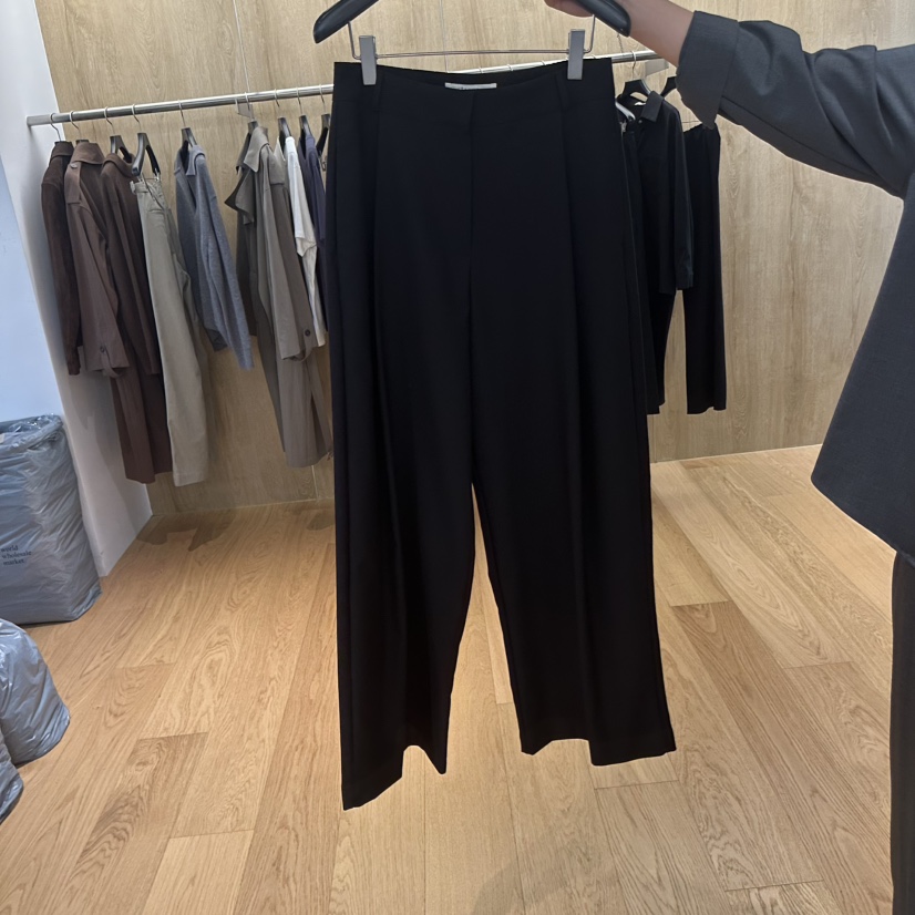 LEFANCY韓國直郵女裝新品人氣熱賣真品休閑推薦時尚休閑褲LEFANCY休閑褲圖色2黑色