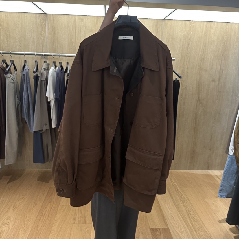 LEFANCY東大門代購女裝新品真品人氣時尚熱賣休閑夾克棉質LEFANCY夾克圖色1