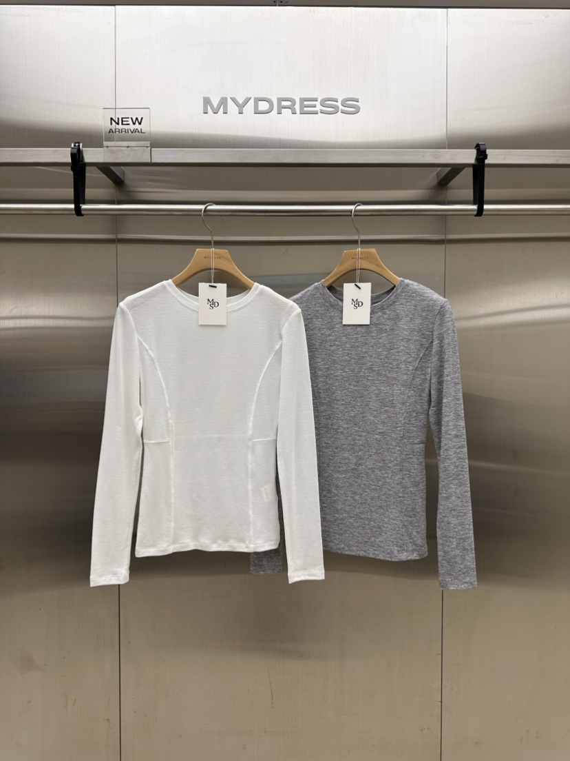 MYDRESS東大門直郵女士新品推薦真品時尚休閑熱賣長袖T恤MYDRESS長袖T恤