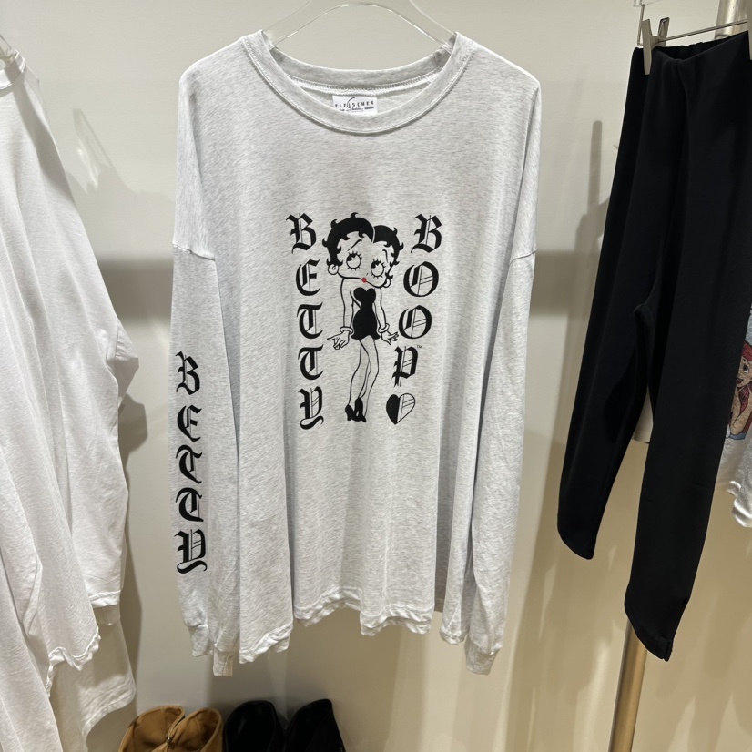 TOPDRESSING韓國代購女裝新款休閑熱賣時尚真品推薦長袖T恤TOPDRESSING長袖T恤圖色2灰白色