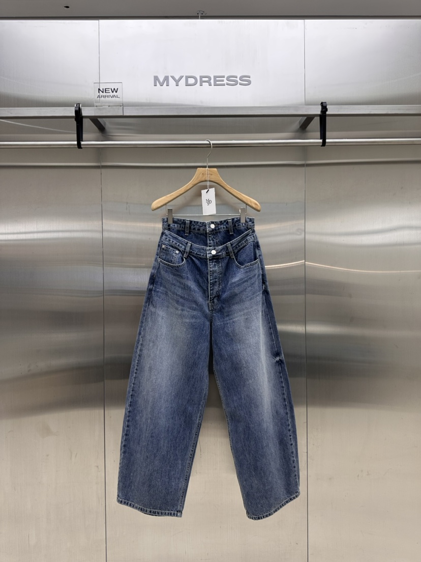 MYDRESS東大門直郵女士新款熱賣推薦人氣休閑時尚真品牛仔褲MYDRESS牛仔褲圖色1