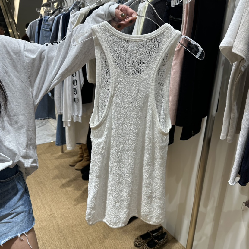 TOPDRESSING韓國直郵女士新品熱賣推薦真品休閑吊帶背心無袖TOPDRESSING吊帶/背心
