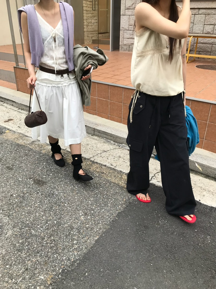 ESCHER韓國直郵女裝新品推薦時尚真品休閑人氣熱賣休閑褲ESCHER休閑褲