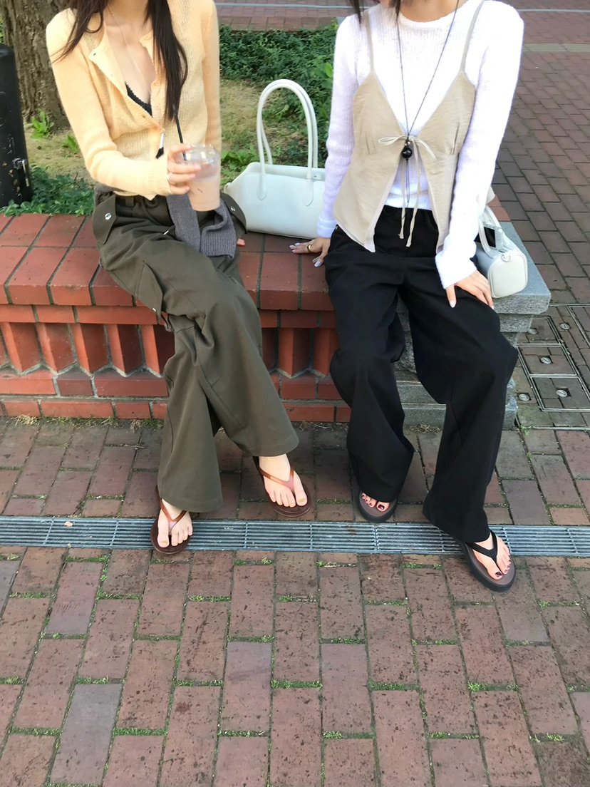 ESCHER韓國直郵女裝新品推薦時尚真品休閑人氣熱賣休閑褲ESCHER休閑褲