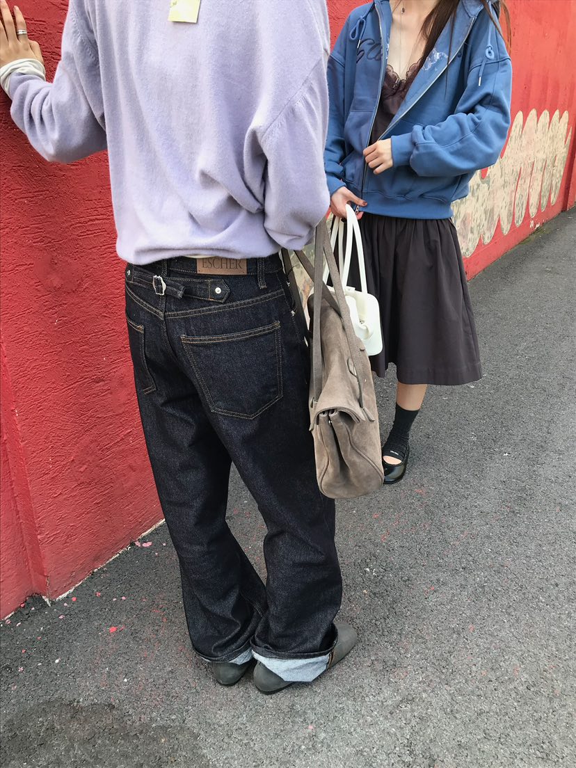 ESCHER東大門直郵女裝新款熱賣時尚休閑人氣真品推薦牛仔褲ESCHER牛仔褲
