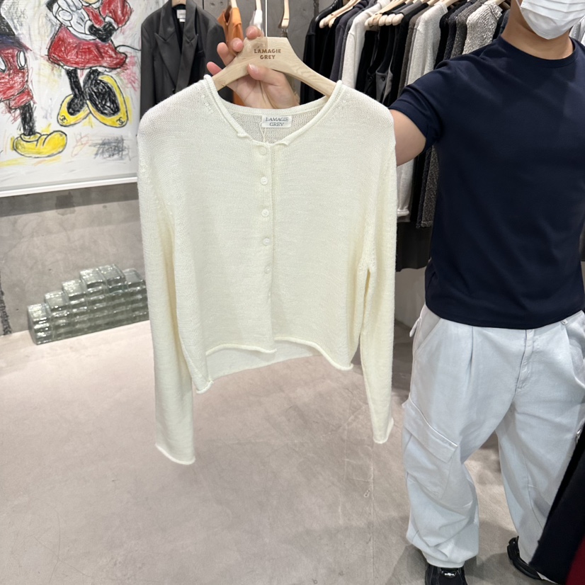 LAMAGIEPIE/LAMAGIE GREY東大門實拍女士新款真品休閑開衫LAMAGIEPIE/LAMAGIE GREY開衫圖色1