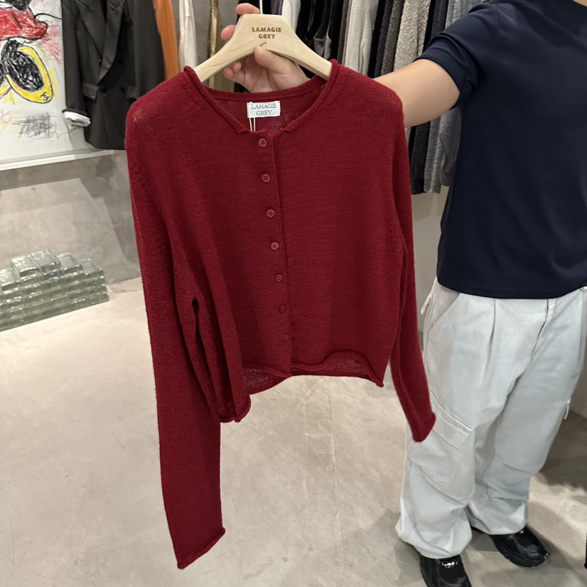 LAMAGIEPIE/LAMAGIE GREY東大門實拍女士新款真品休閑開衫LAMAGIEPIE/LAMAGIE GREY開衫圖色2