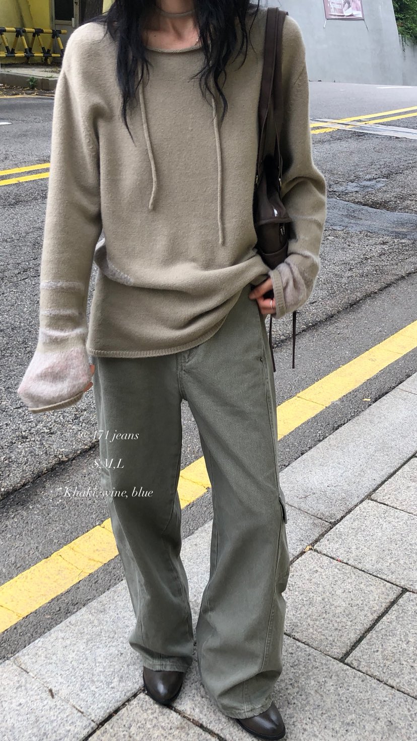 OVER RICH韓國代購女裝新品時尚熱賣推薦真品人氣牛仔褲OVER RICH牛仔褲