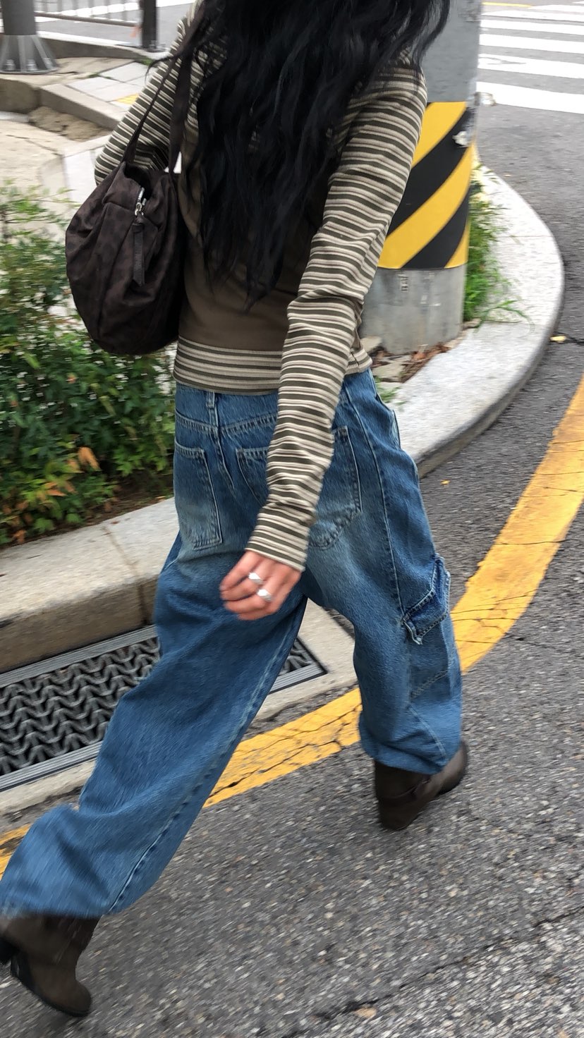 OVER RICH韓國代購女裝新品時尚熱賣推薦真品人氣牛仔褲OVER RICH牛仔褲