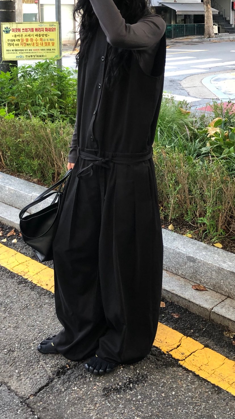 OVER RICH東大門代購女裝新品真品休閑推薦連體褲含腰帶OVER RICH連體褲